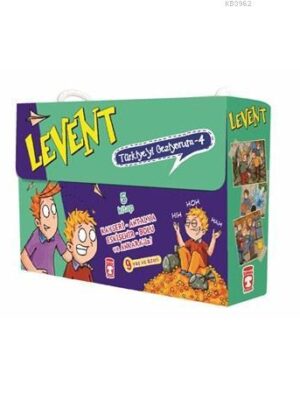 Levent Türkiyeyi Geziyorum 4 Set - (5 Kitap)